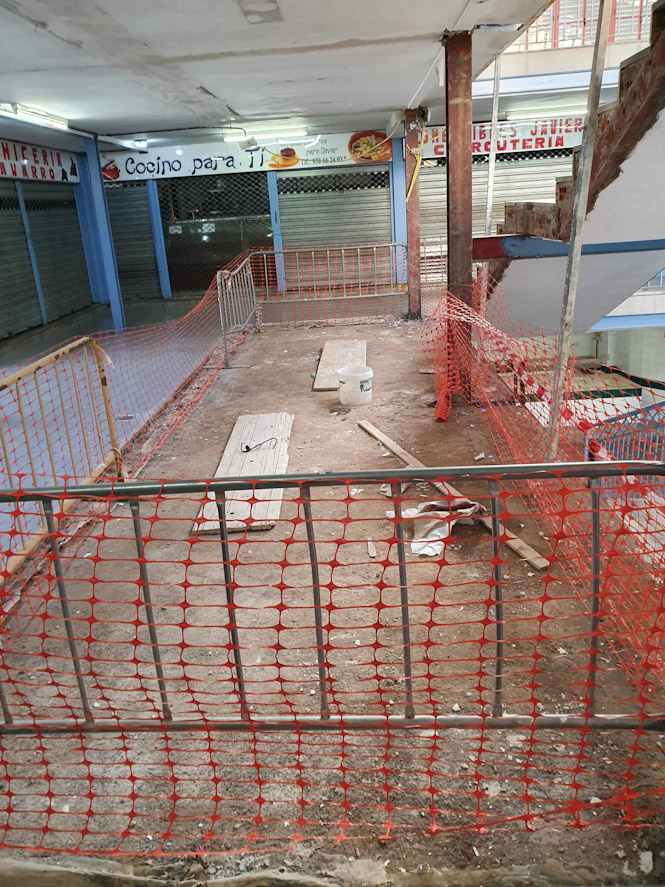 Obras en la Plaza de Abastos de Guadix (AYTO. GUADIX)