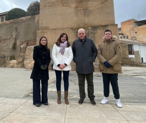 Imagen de la visita a Guadix (PSOE)