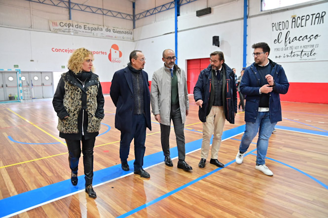 Imagen de la visita al Pabellón de Albolote (JUNTA)