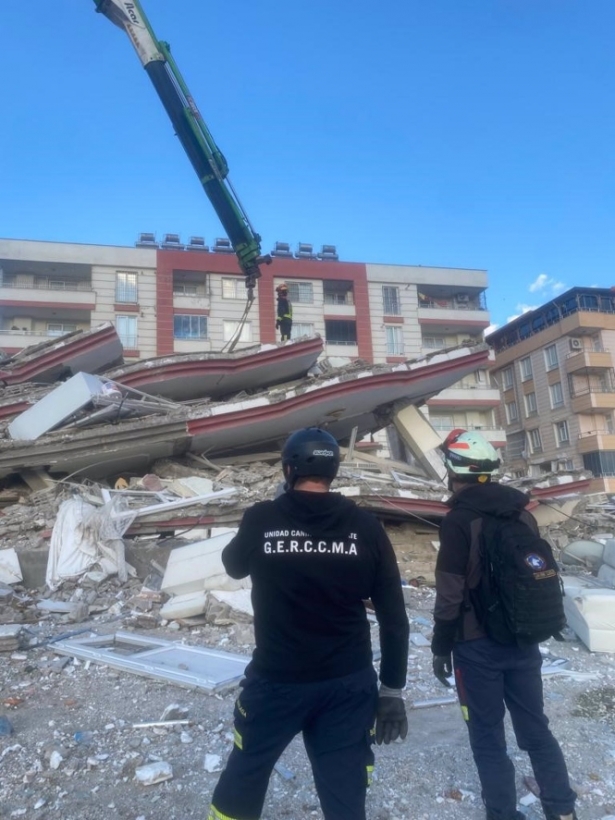 Trabajos en Elbistan tras el terremoto de Turquía (AYUNTAMIENTO DE ALMUÑÉCAR) 