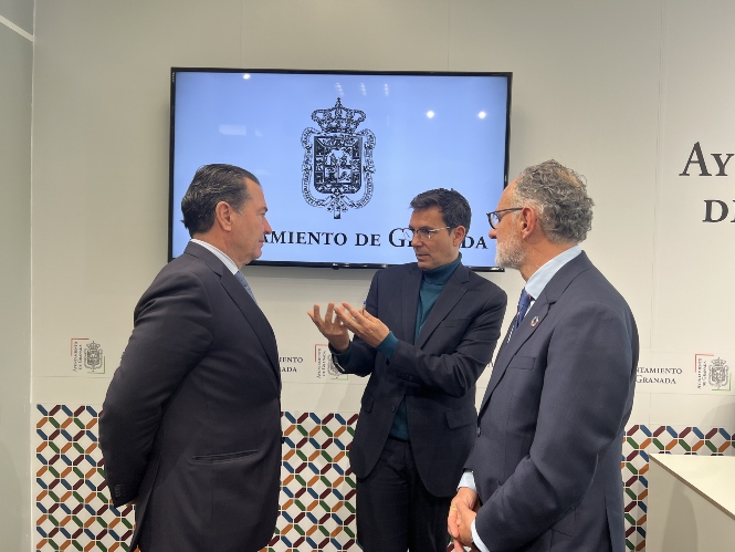 Imagen de la reunión (AYUNTAMIENTO GRANADA)