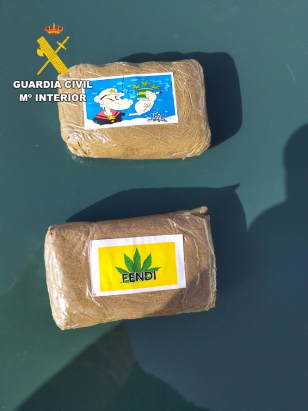 Droga incautada por la Guardia Civil (GUARDIA CIVIL)