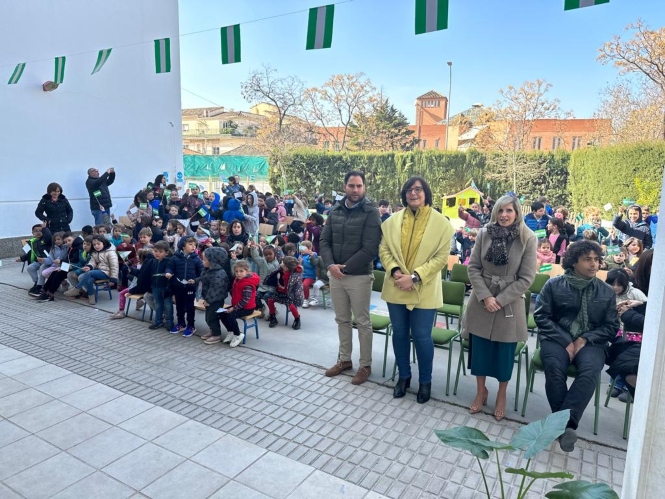 Celebración en el CEIP Sancho Panza del Día de Andalucía (JUNTA)