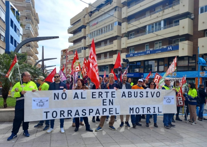 Imagen de la concentración (CCOO) 