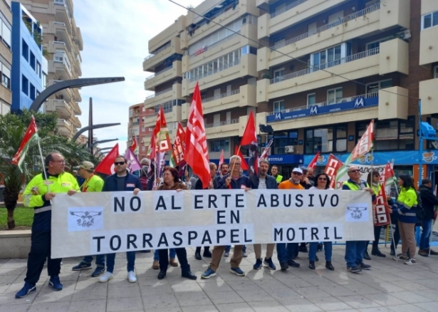 Imagen de la concentración (CCOO) 