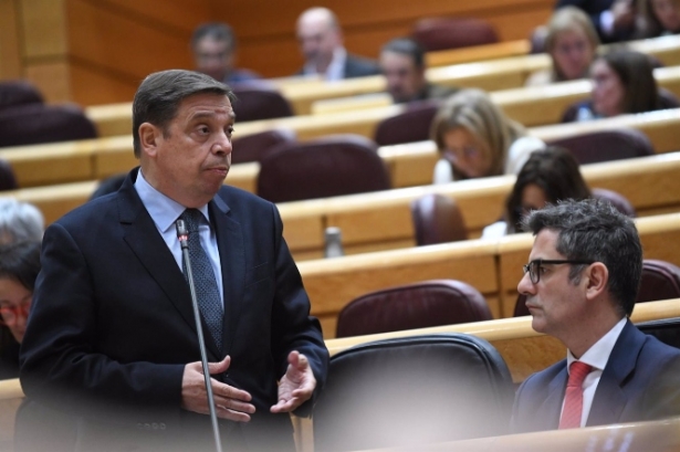 El ministro de Agricultura, Pesca y Alimentación, Luis Planas, y el ministro de la Presidencia y Relaciones con las Cortes, Félix Bolaños (FERNANDO SÁNCHEZ / EUROPA PRESS) 