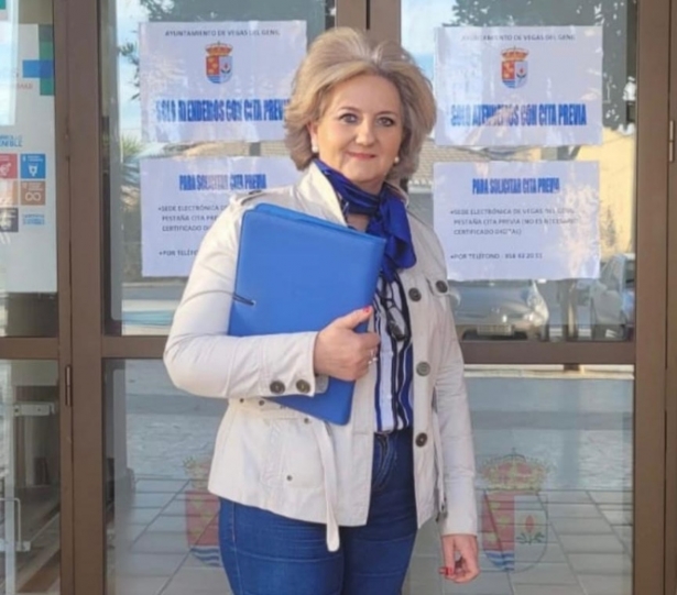 La candidata a la alcaldía de Vegas del Genil, María del Carmen Ros (PP)