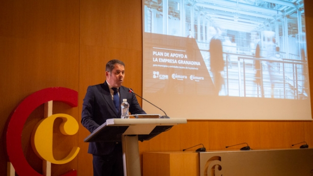 Gerardo Cuerva ha presentado el plan de apoyo a las empresas (CÁMARA GRANADA) Gerardo Cuerva ha presentado el plan de apoyo a las empresas (CÁMARA GRANADA)