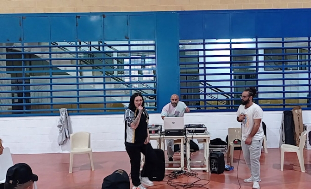 Imagen de la visita al centro penitenciario (JUNTA)