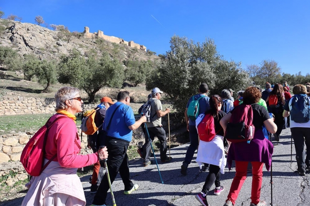 Peregrinos durante el trayecto (AYTO. ALBOLOTE)