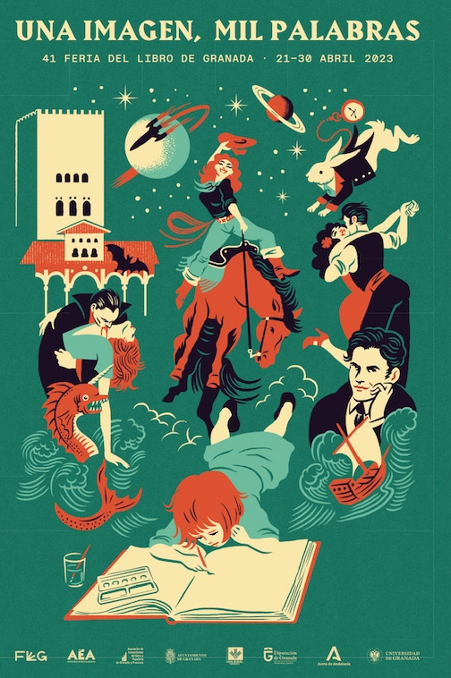 Cartel de la Feria del libro (FLG)