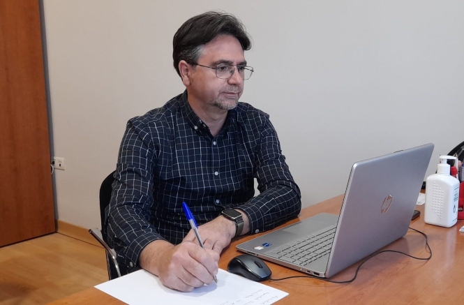 El portavoz de IU en el Ayuntamiento de Guadix, Manuel Ortiz (IU)