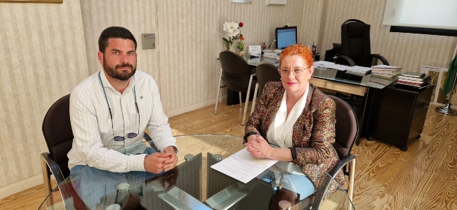 María Eugenia Rufino y Nelson Ligero (AYTO. SALOBREÑA)