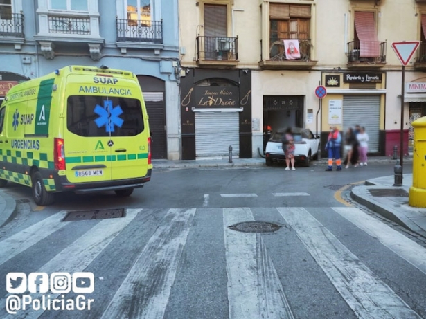 Escenario del atropello (POLICÍA LOCAL DE GRANADA)