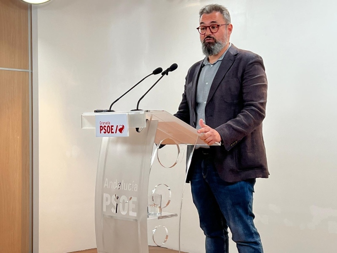 El secretario de Política Municipal del PSOE de Granada capital, Pablo Hervás (PSOE)