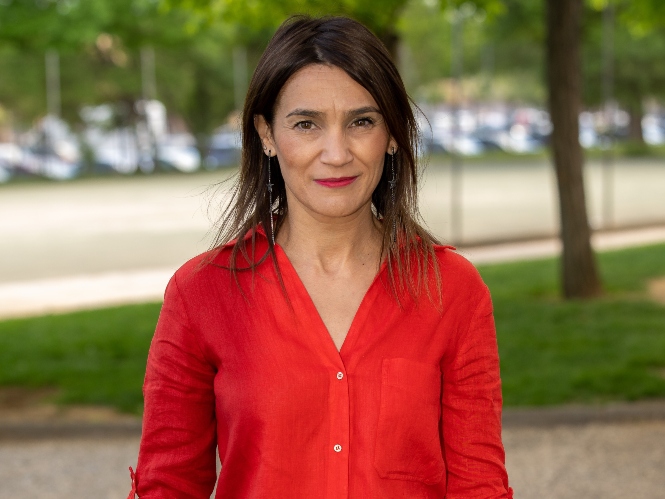 La parlamentaria andaluza del PSOE, Olga Manzano (PSOE)