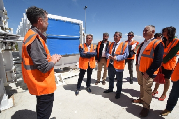 Visita a la planta de transferencia de residuos (R. MARTÍNEZ / DIPGRA)