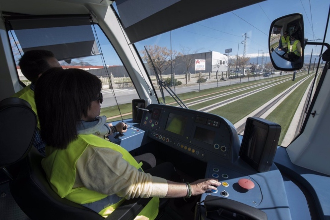 Simulador del metro de Granada, en imagen de archivo (JUNTA DE ANDALUCÍA) 