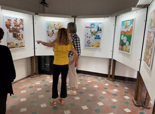 Exposición de cómic `Sara y el misterio de Ibn Luyun`, de la Escuela de Estudios Árabes en Granada (CSIC)