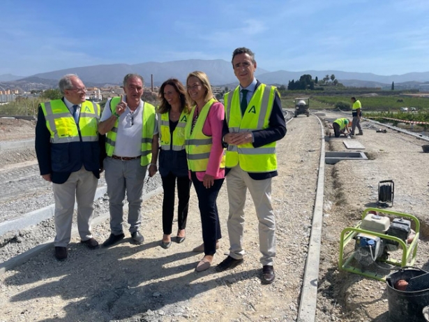 Imagen de la visita a las obras Circunvalación Sur de Motril (JUNTA)