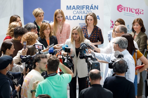 Marífrán Carazo atiende a los medios (PP) Marífrán Carazo atiende a los medios (PP)
