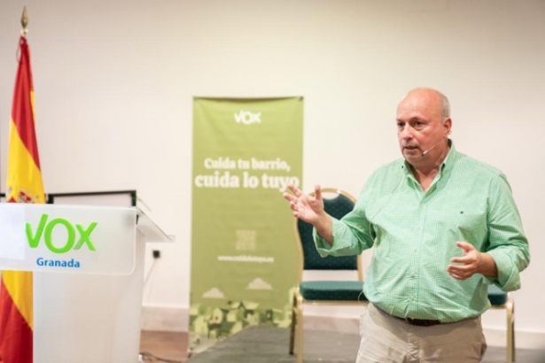El candidato de VOX a la Alcaldía de Salobreña, Manuel Martín Montero (VOX)