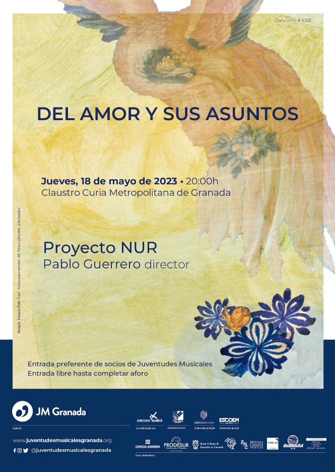 Cartel del concierto (JUVENTUDES MUSICALES) 