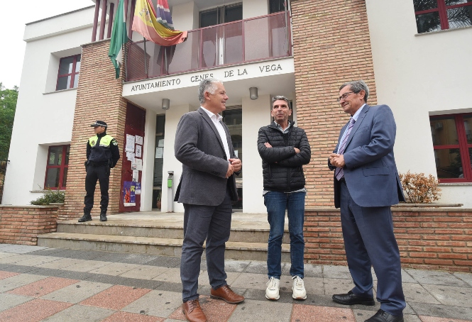 Imagen de la visita a Cenes de la Vega (R. MARTÍNEZ / DIPGRA)
