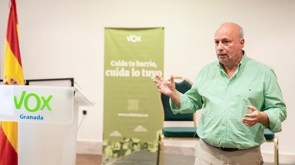 El candidato de VOX a la alcaldía de Salobreña, Manuel Martin Montero (VOX)