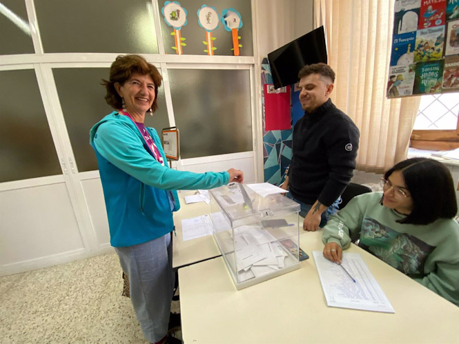 La candidata a la Alcaldía de Granada por Podemos-Alianza Verde-Independientes, Elisa Cabrerizo (PODEMOS-ALIANZA VERDE-INDEPENDIENTES)