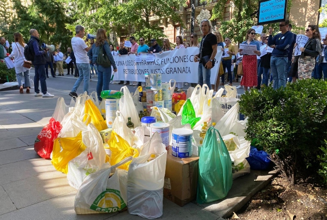 Donación al banco de alimentos (CCOO)