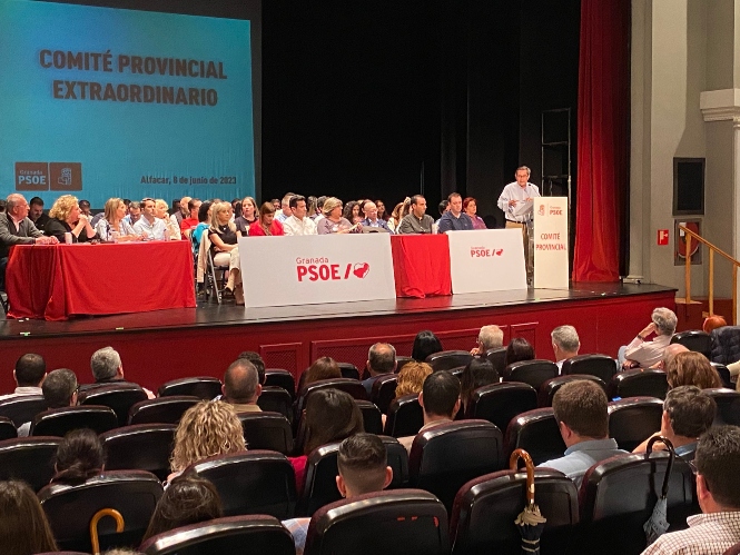 Comité Provincial Extraordinario del PSOE de Granada para la aprobación de listas de cara a las generales del 23J (PSOE GRANADA) 