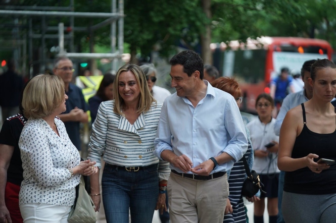 Carazo y Moreno, la pasada campaña en Granada (PP) 