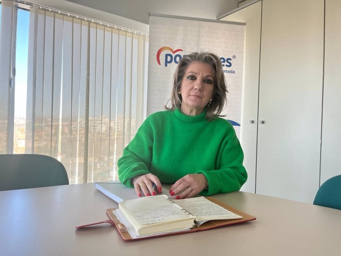 Carmen Reyes, en imagen de archivo en la Diputación de Granada (PP) 