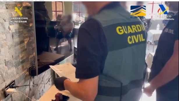 Uno de los registros realizados en la operación `Oveja`/`Musketeer` (GUARDIA CIVIL)