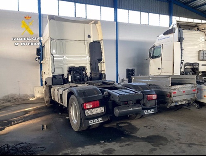 Camión recuperado (GUARDIA CIVIL)