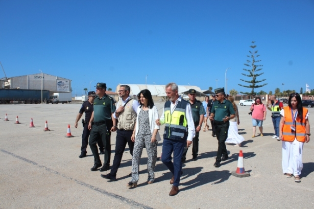 Imagen de la visita al Puerto de Motril (SUBDELEGACIÓN) 