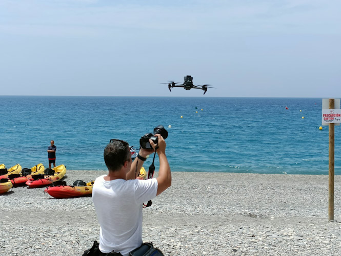 Dron de videoconferencia (AYTO. ALMUÑÉCAR)