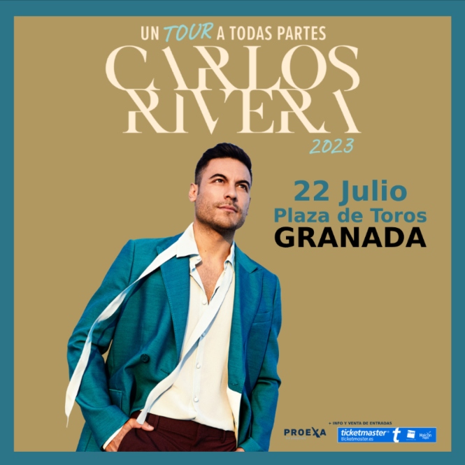 Carlos RIvera actuará en Granada (PROEXA)