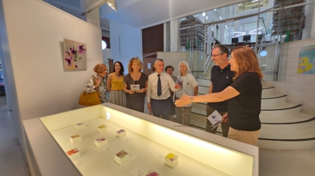 Imagen de la visita a la exposición (JUNTA)