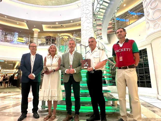 Recibimeinto al Norwegian Getaway (PUERTO DE MOTRIL)