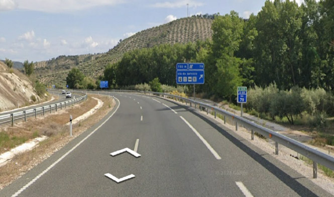 Carretera A-44, en la provincia de Granada. (JUNTA DE ANDALUCIA)