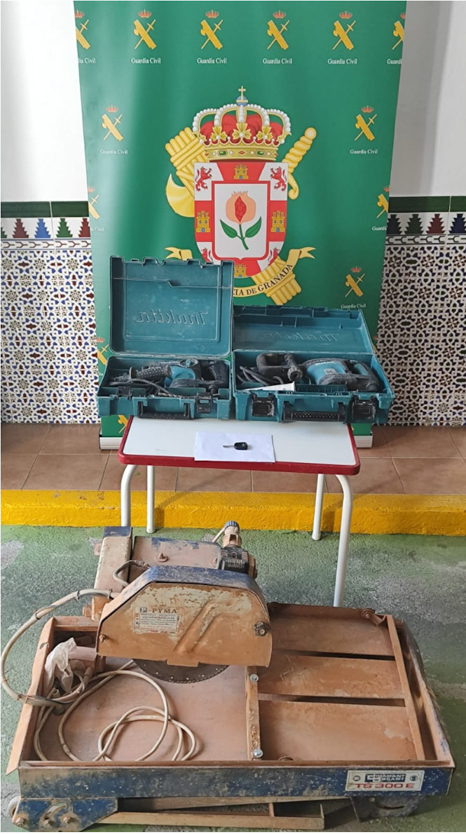 Efectos recuperados (GUARDIA CIVIL)