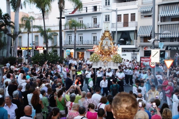 Procesión de la Virgen de la Antigua este pasado martes (AYUNTAMIENTO) 