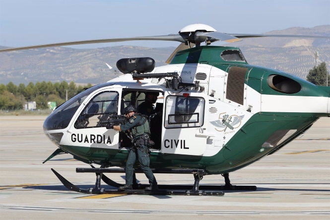 La Guardia Civil muestra las capacidades del dispositivo de seguridad para la Cumbre de Jefes de Estado y de Gobierno (ÁLEX CÁMARA / EUROPA PRESS)
