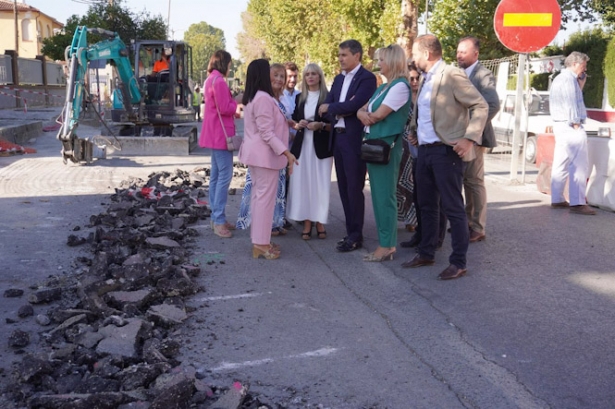 Visita a las obras para la implantación de una Zona de Bajas Emisiones en Armilla (DELEGACIÓN DEL GOBIERNO EN ANDALUCÍA)