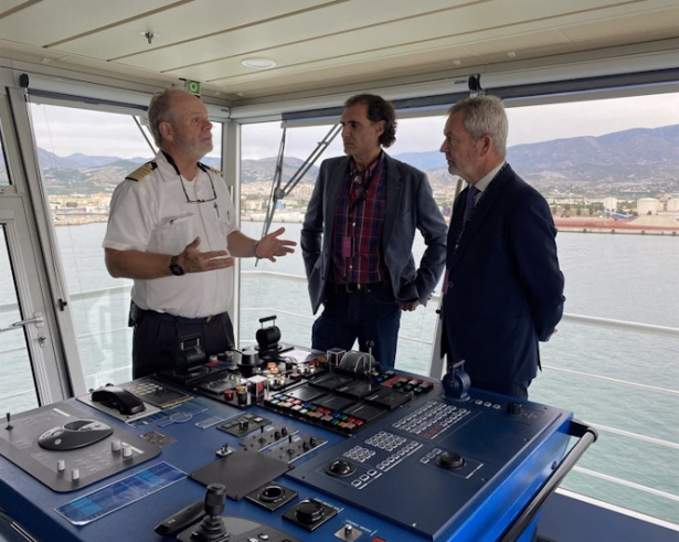 Llegada en el Puerto de Motril (AUTORIDAD PORTUARIA)