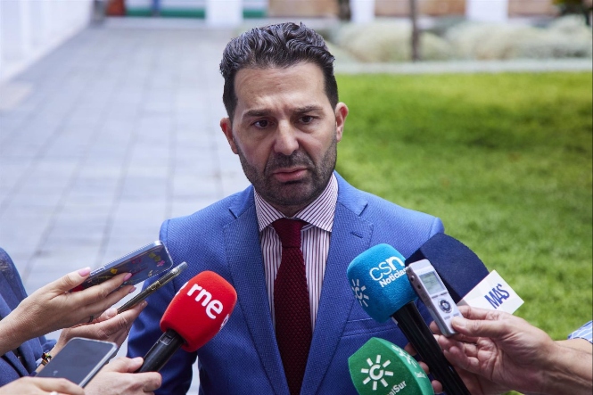 El número 3 del PSOE-A , Noel López, en imagen de archivo (JOAQUÍN CORCHERO - EUROPA PRESS ) 