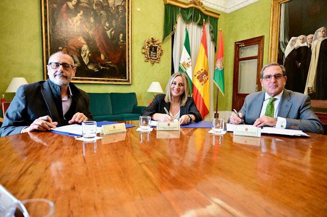 Firma del convenio (AYTO. GRANADA)