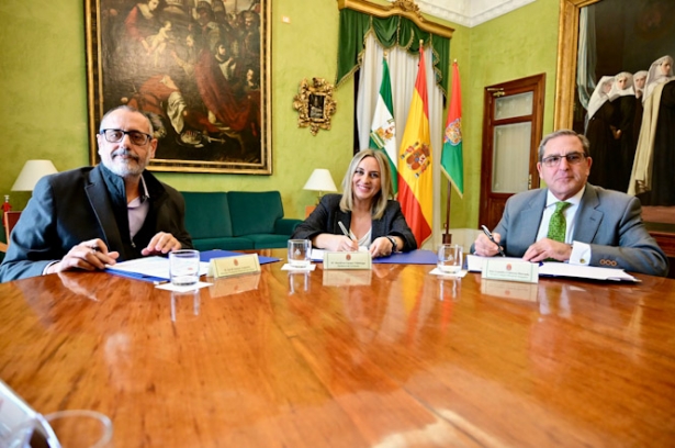 Firma del convenio (AYTO. GRANADA)